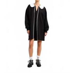 NEW ELIZA FAULKNER darcy sweater dress in black